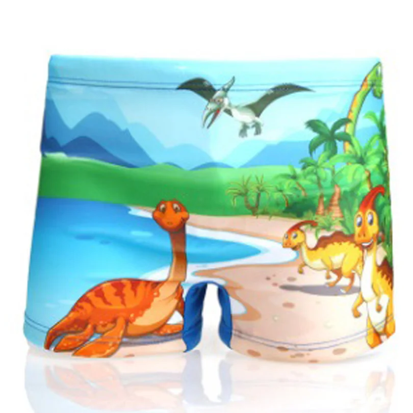 Baby Boy Swimming Trunks dinosaur fish Print Cartoon Bathing Suit Children Swim Shorts Kids Toddler Beach Swimwear Pool Shorts