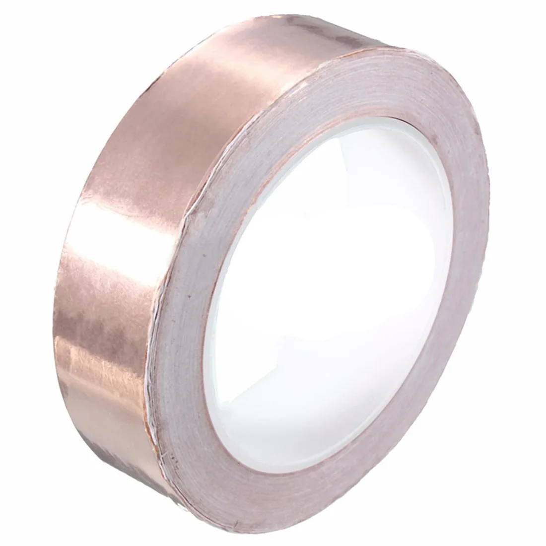 

1PC 20Meters Length 30mm Width Single Conductive Adhesive High Temperature Tape EMI Shielding Adhesive Copper Foil Tape Strip