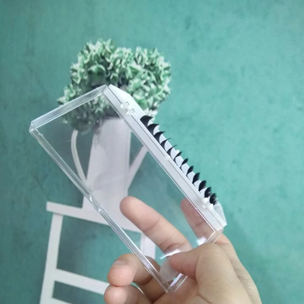 

South Korea Silk Individual Eyelash Extension Flat Lash Top C D L CURL Volume Lashes Hand Made Indivaidual False Eyelashes