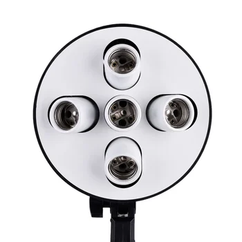 

5 in 1 E27 Base Socket Light Lamp Bulb Holder Adapter