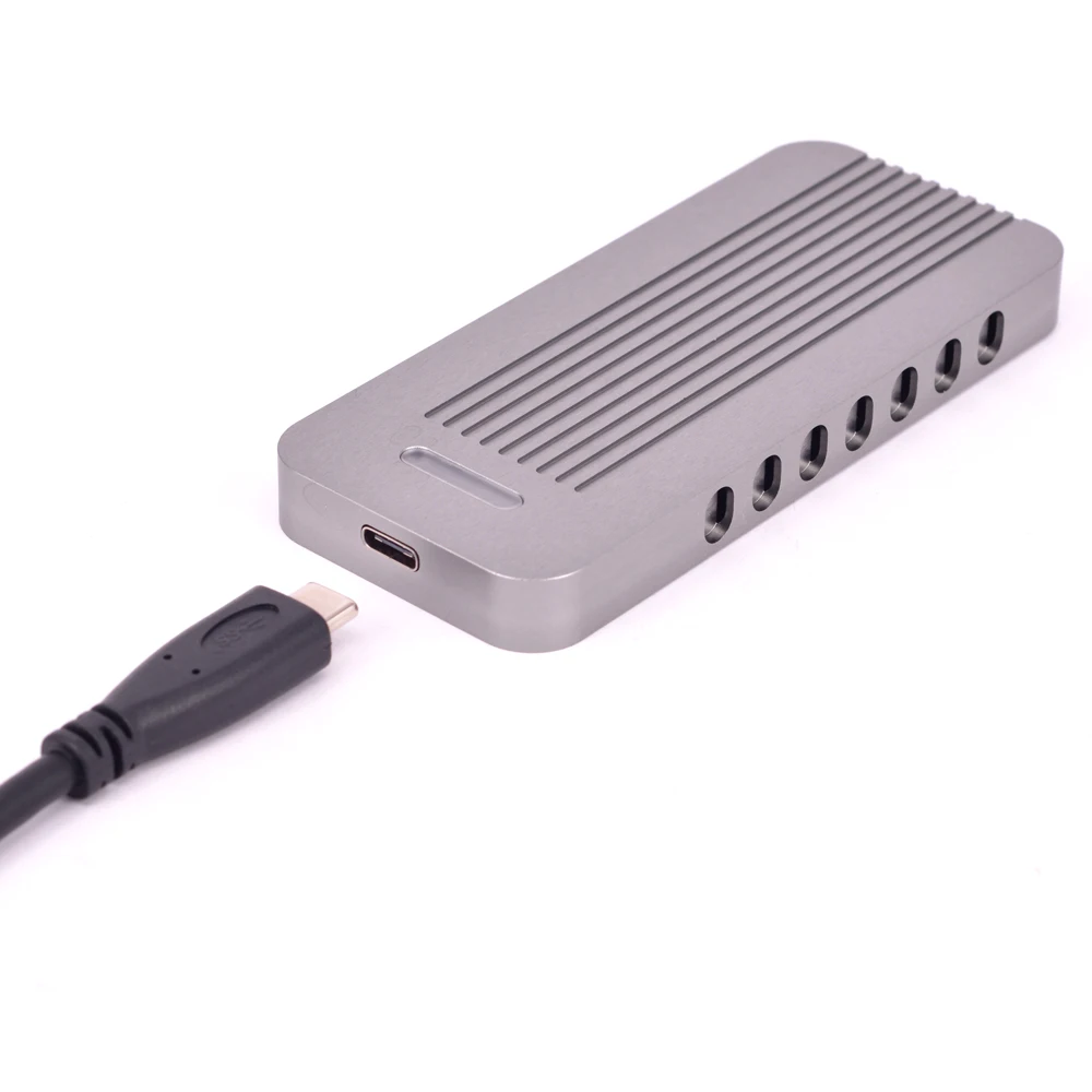  M clave M.2 SSD portátil caja de móvil USB 31 tipo-C a NVMe PCIe 30 4x M2 adaptador NGFF SSD HDD ca