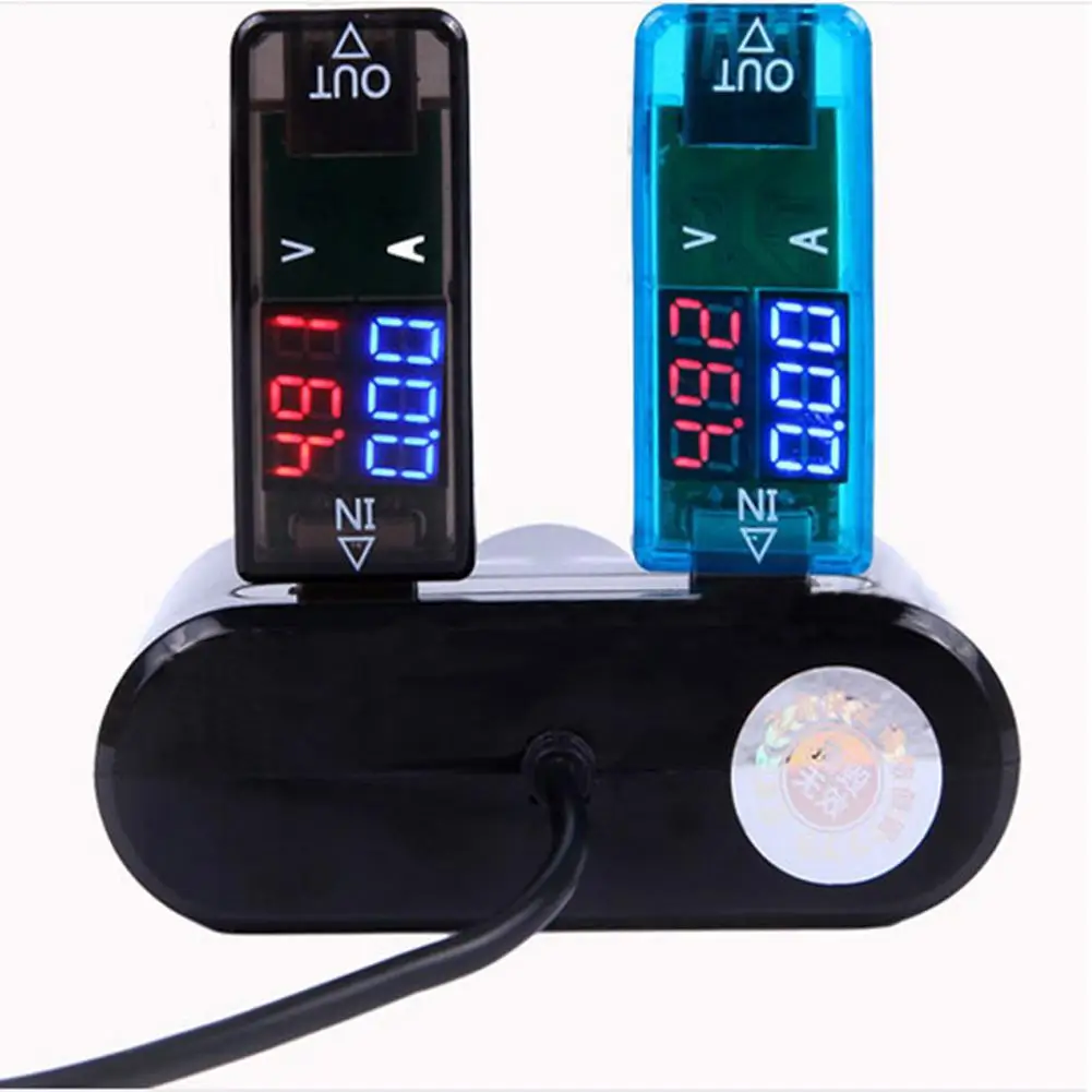 Цифровой DC3.5V DC20V USB Тестер вольтметр amperimetro измеритель напряжения тока Амперметр