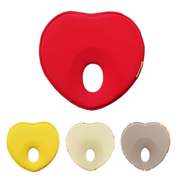 

Newborn Memory Pillow Prevention Flat Head Correction Head Shaping Heart-shaped Pillow for 0-18 Months Baby Comfortable Sleeping