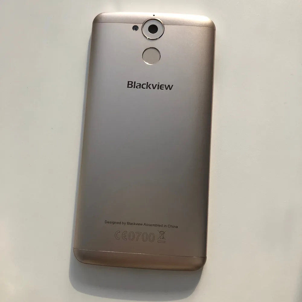 

New Original Battery Cover Back Shell Whit Fingerprint Sensor Button For Blackview P2 Free Shipping