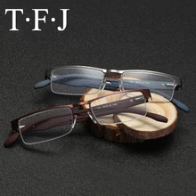 Металлические ретро очки для чтения женские полуоправа квадратные очки для чтения Призма нос Lunette Лупа специальные очки для пожилых людей