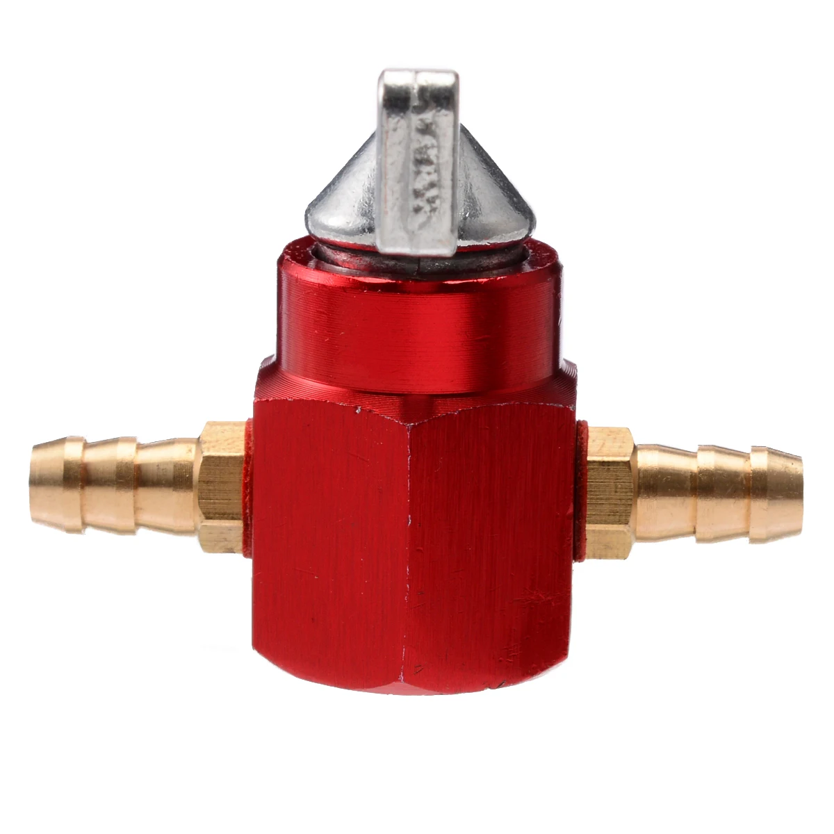 Mayitr 1pc Car Aluminium Universal Fuel Tap Scooter Moped Motorcycle For 6mm Gasoline Hose Switch
