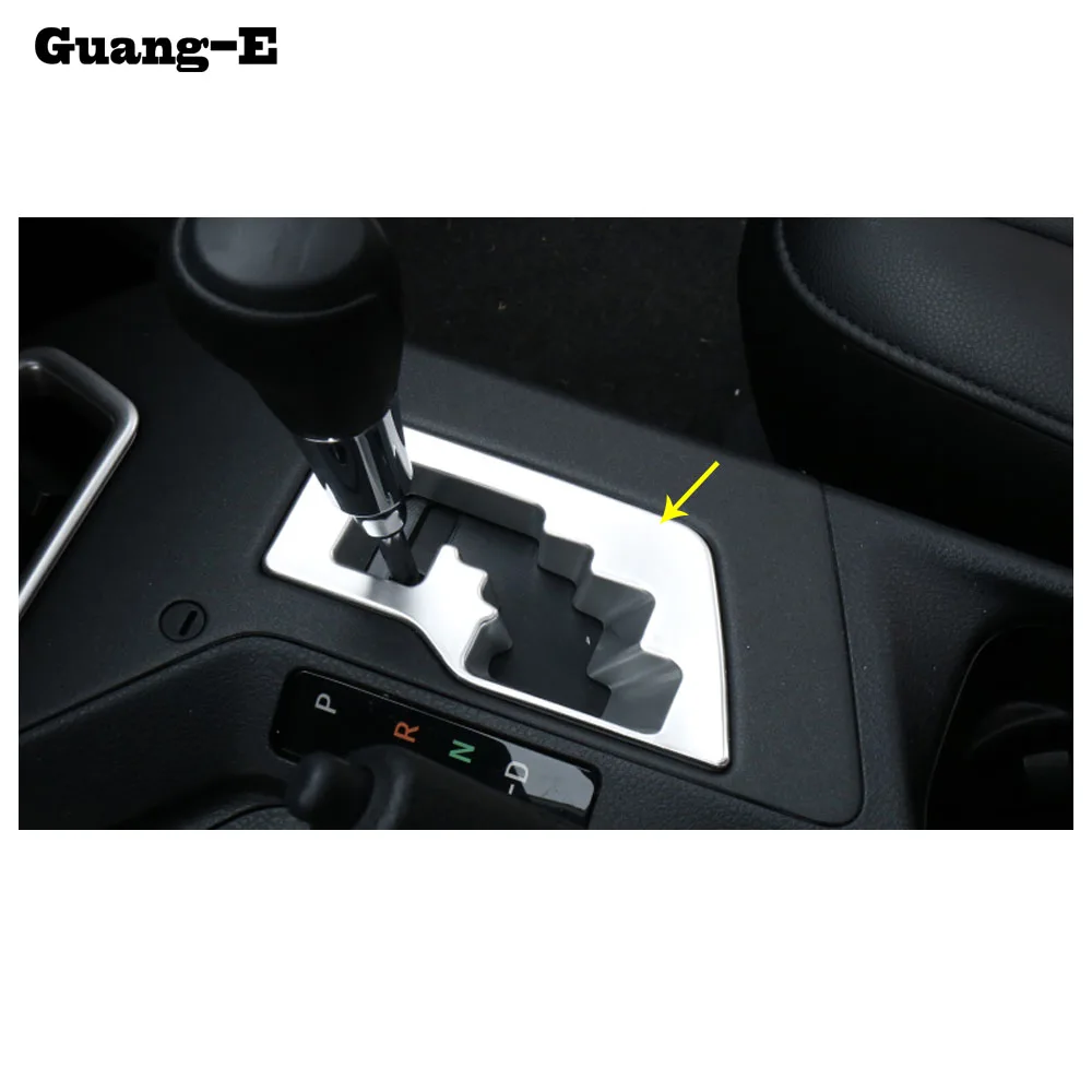 For Toyota RAV4 2016 2017 2018 Car ABS Chrome inner middle handbrake