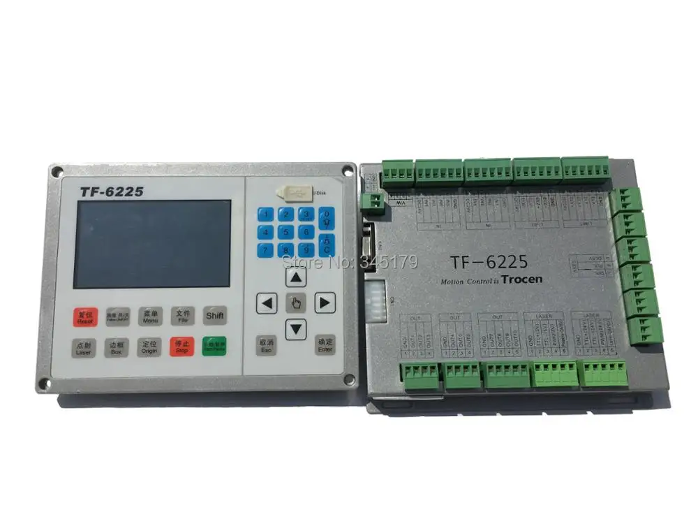 

TF-6225 Metal and Non-metal Mixed Cut Controller System For Co2 Laser Cut Machine .Including Controller and Adjust Sensor