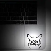 Пикачу аниме 2 шт ноутбук автомобиль японские Стены Виниловая Наклейка Искусство декоративный стикер на выключатель холодильник стикер C313