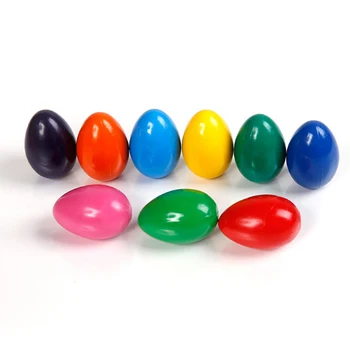 

Creative 9 Color Solid Egg Crayons Color Brush Set Children's Crayons Building Blocks Coloring Crayon Color Student Stationery