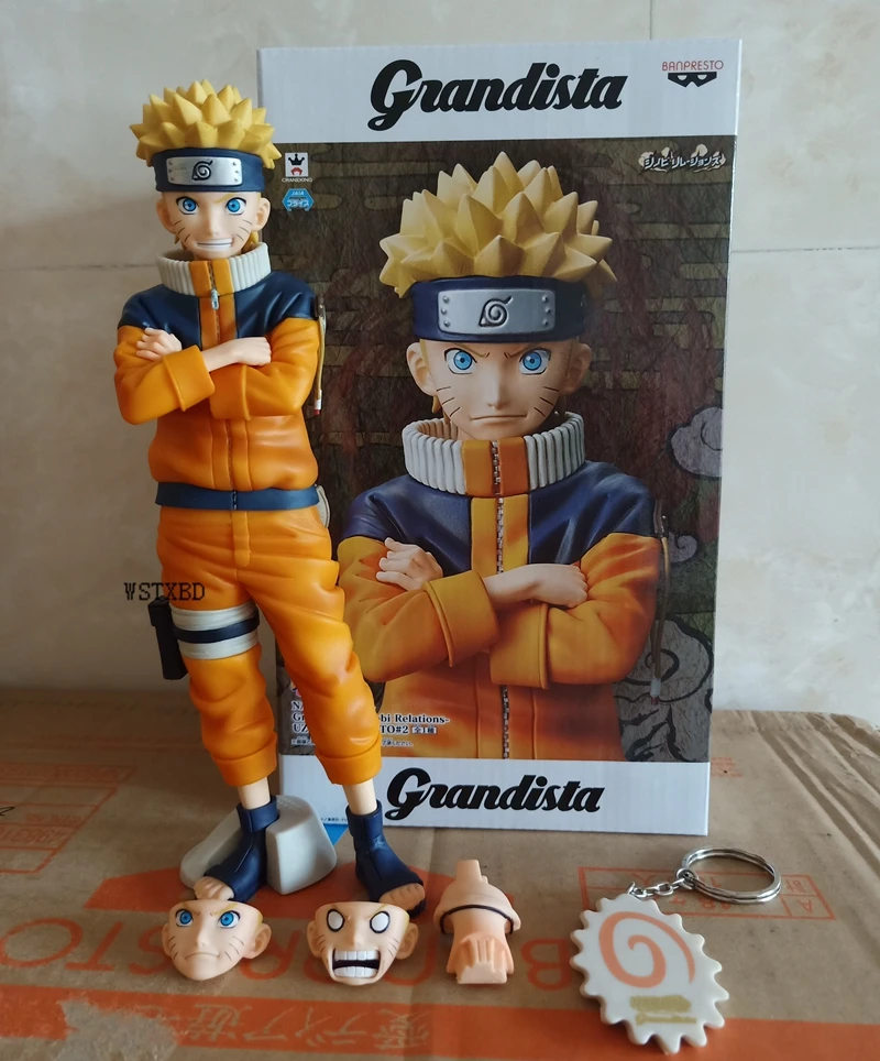 Оригинальная экшн фигурка WSTXBD BANPRESTO Naruto GEM Grandista ROS GROS Kid ПВХ фигурки модели кукол