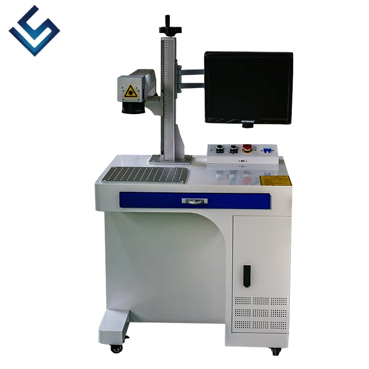 

laser marking painting machine Animal ear tag making equipments with Rotary Device