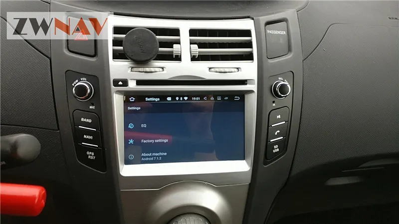 Excellent ZWNAV Android 9 Car Stereo Screen Radio For Toyota Yaris 2005-2011 Car DVD Player GPS Navigation Doble DIN Free Map 18