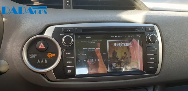 Автомагнитола PX5 мультимедийный DVD плеер с GPS навигацией Android 9 0 4 + 32 ГБ для Toyota Yaris