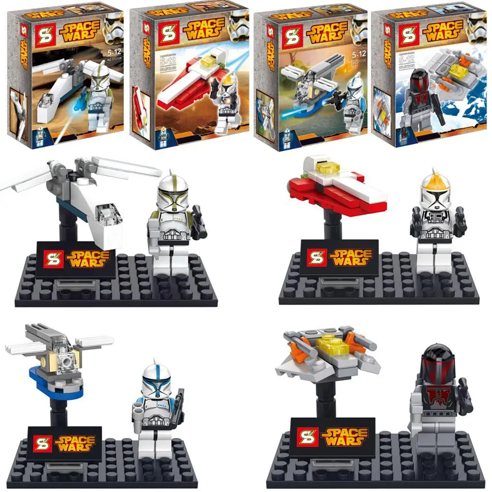 4sets star war commander clone troopers x wing spaceship fighter the force awakens minifig diy building blocks kids toys in blocks from toys hobbies on - Lego Star Wars Vaisseau Clone 4sets star war commander clone troopers x wing spaceship fighter the force awakens minifig diy building blocks kids toys in blocks from toys hobbies on - Lego Star Wars Vaisseau Clone