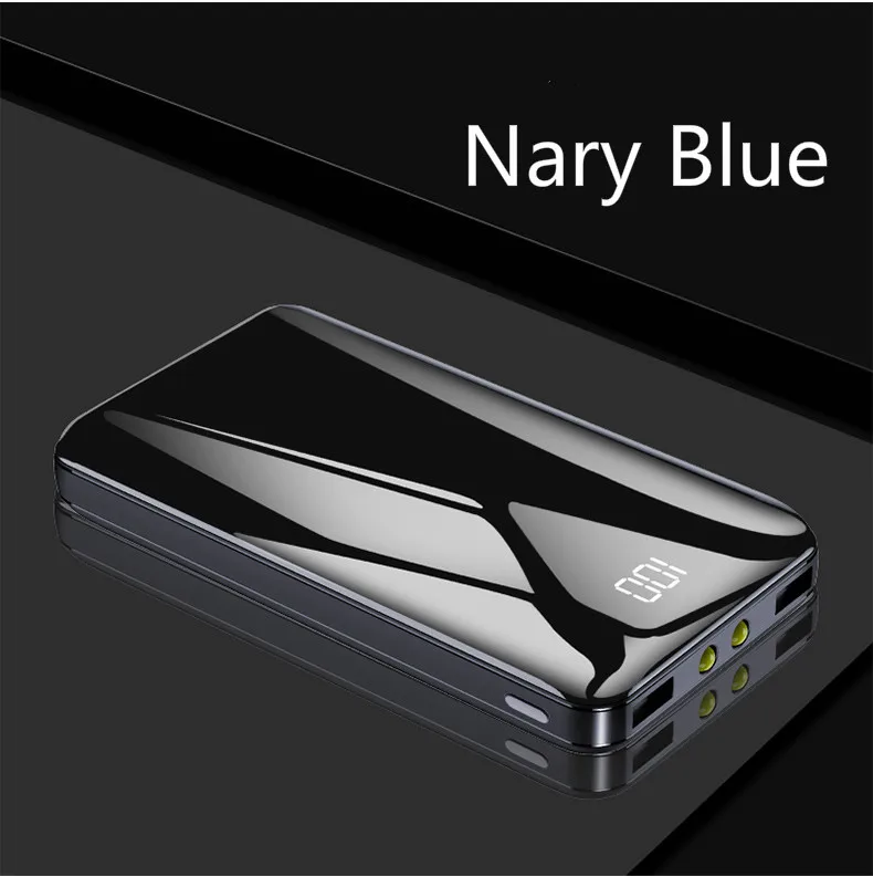 Внешний аккумулятор power Bank 30000 mah, внешний аккумулятор PoverBank 2 USB, светодиодный внешний аккумулятор, портативное зарядное устройство для мобильного телефона Xiaomi samsung iphone XS