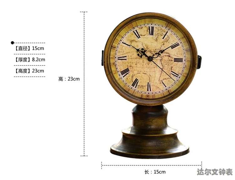 Цифровые настольные часы будильник классические часы reloj klok домашний декор электронные настольные часы автомобильные часы 6 дюймов Металл