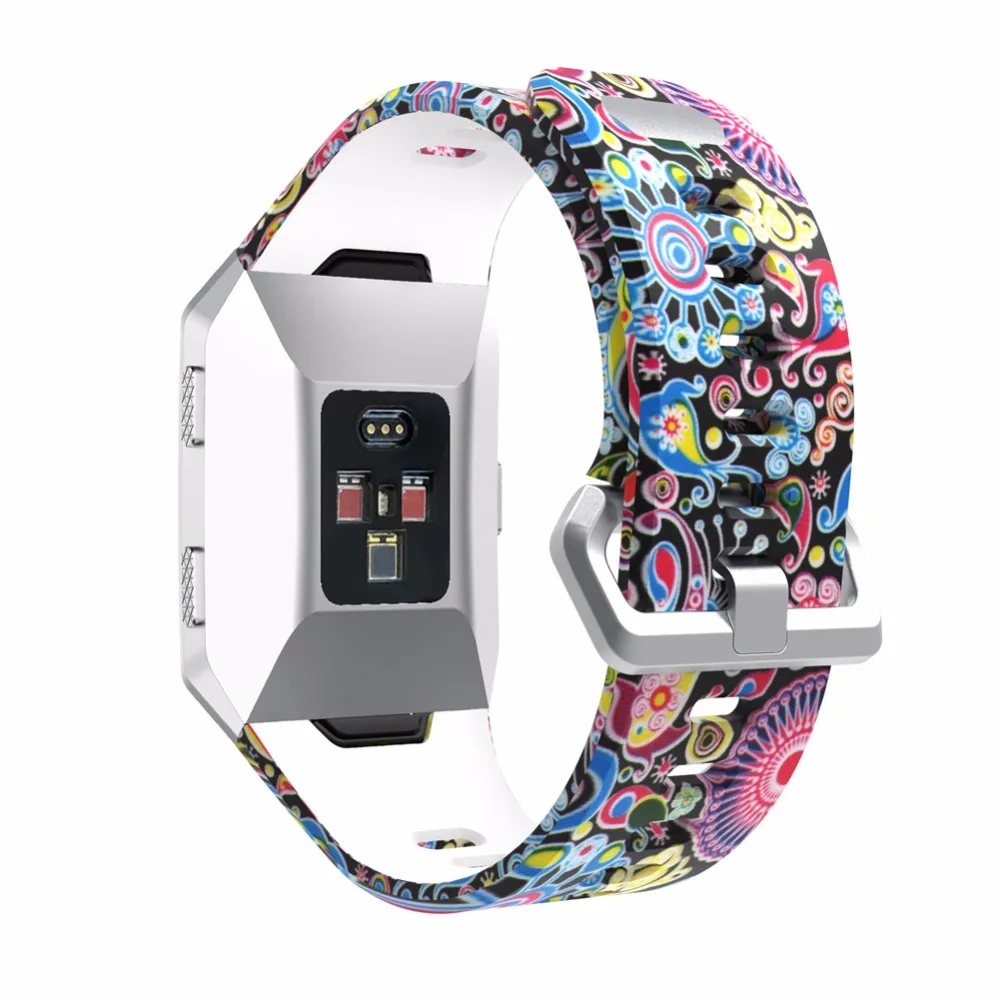

Bemorcabo for Fitbit Ionic Bands,Soft Silicone Sport Replacement Accessories Bracelet Strap Band for Fitbit Ionic Smart Watch