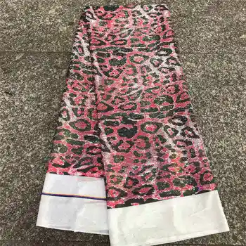 

2019 printing Sequins lace African Lace Fabric High Quality Tulle Lace In Switzerland Sequins Laces Fabric For Wedding Dress