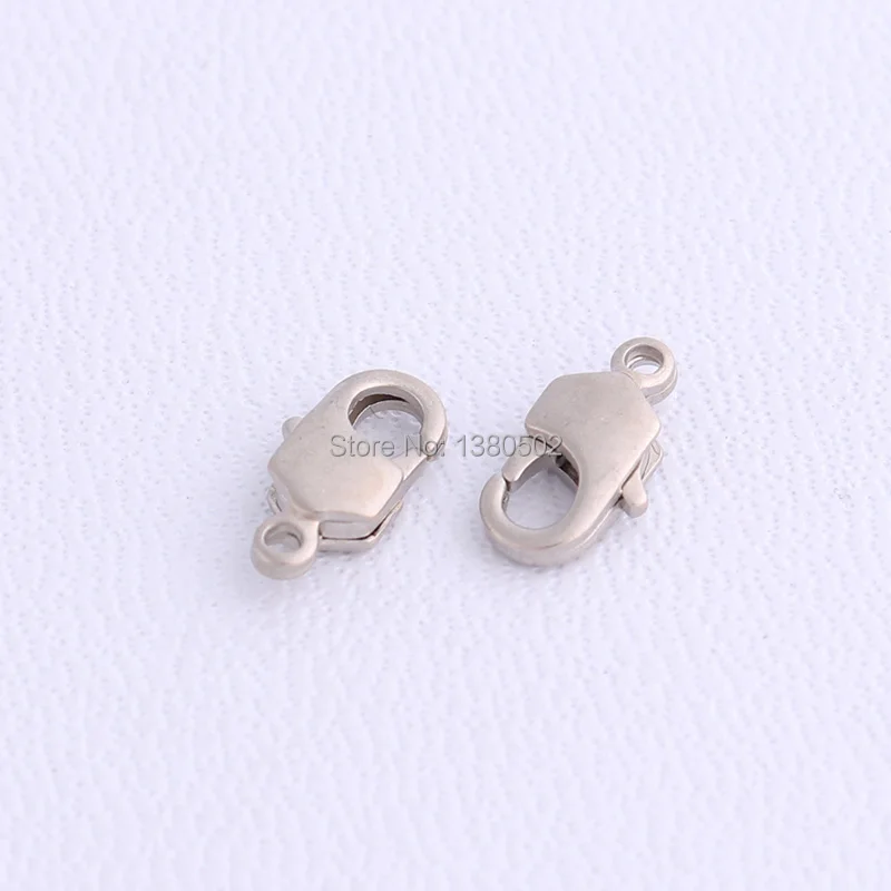30pcs small size 12*5mm metal buckle hook for Necklace Bracelet