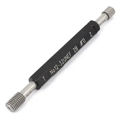 

No12-32UNEF 2B Steel Pipe Thread Plug Gage Go/No Go Gauge Gaging Tool