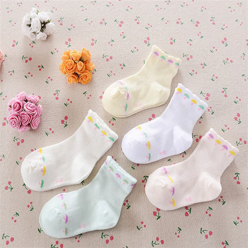 Г., модные летние детские хлопковые носки для мальчиков, 5 пар/лот колготы в сетку, весенние C-cll-022-5 с зонтиком