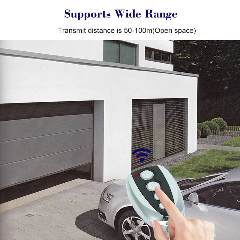 

DC 12V Remote Copy Replica 432EV TOP-432NA TOP432NA To FOB Garage Door Control