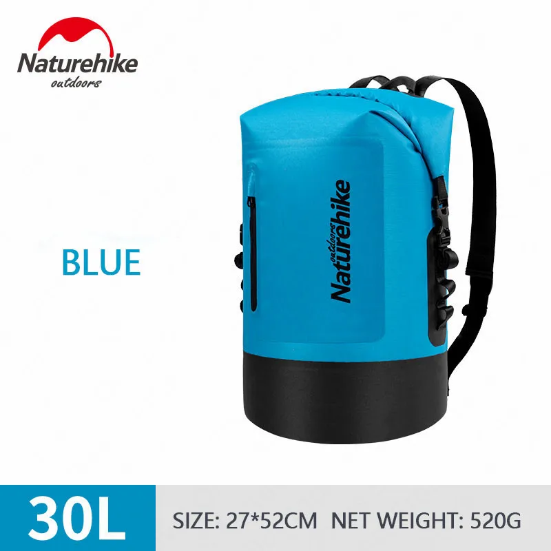 Naturehike 20L/30L/40L сухой мешок водонепроницаемый мешок сухой влажный разделение держать шестерни сухой для наружного кемпинга Спелеология треккинга рафтинг - Цвет: 30LBlue