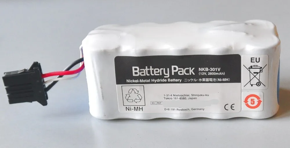 Original NEW NKB 301V 12V 2800mAh FOR TEC7621 TEC7631 defibrillator