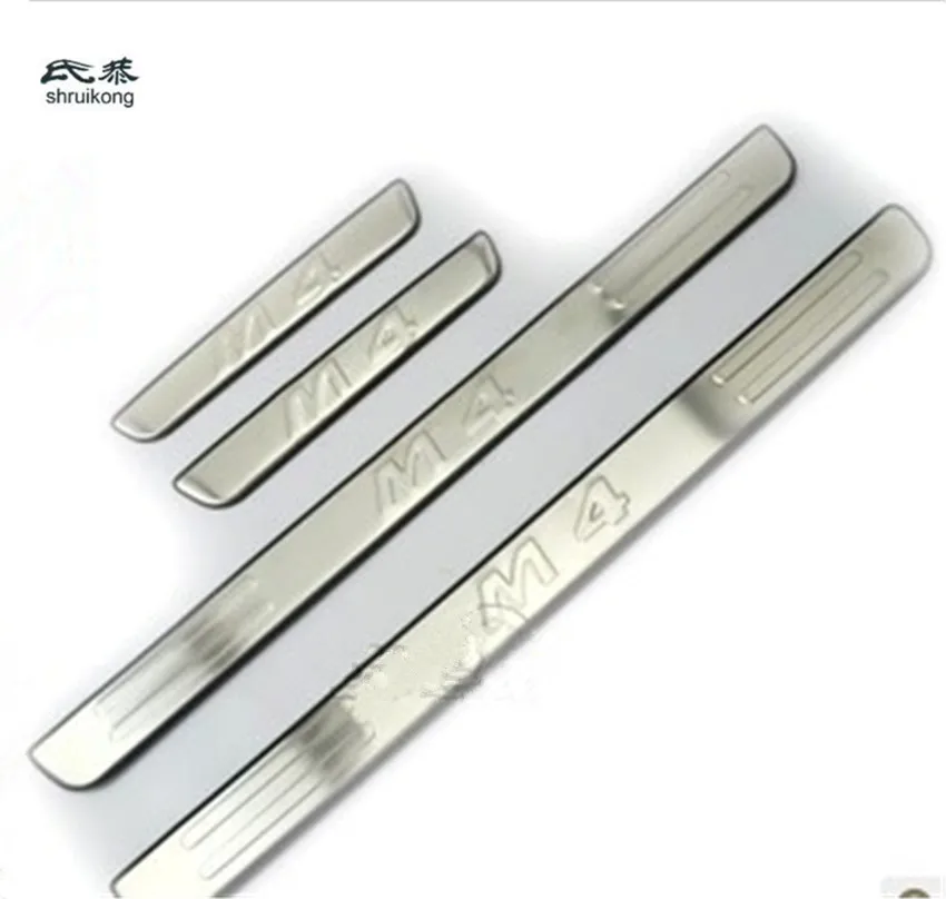 

4PCS/lot Stainless Steel Door Sill Scuff Plate For Great Wall haval M4