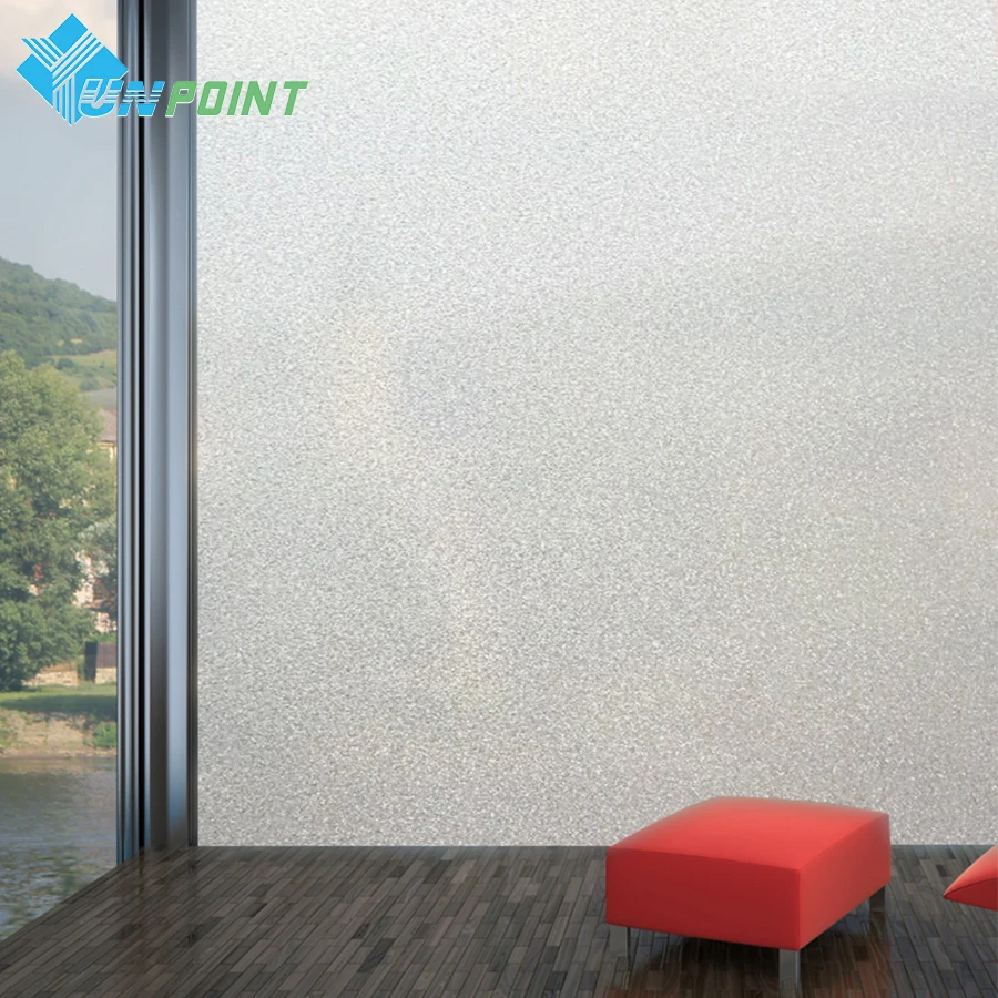 15.7*78.7in /40*200cm Frosted Opaque Glass Film PVC Privacy Window