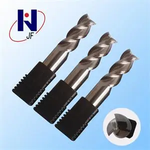 

D12*35*D12*75*3T Solid Carbide, 3 Flutes, Aluminium, Metric, 45HRC, Overall Length 75mm, ALN-JF3F