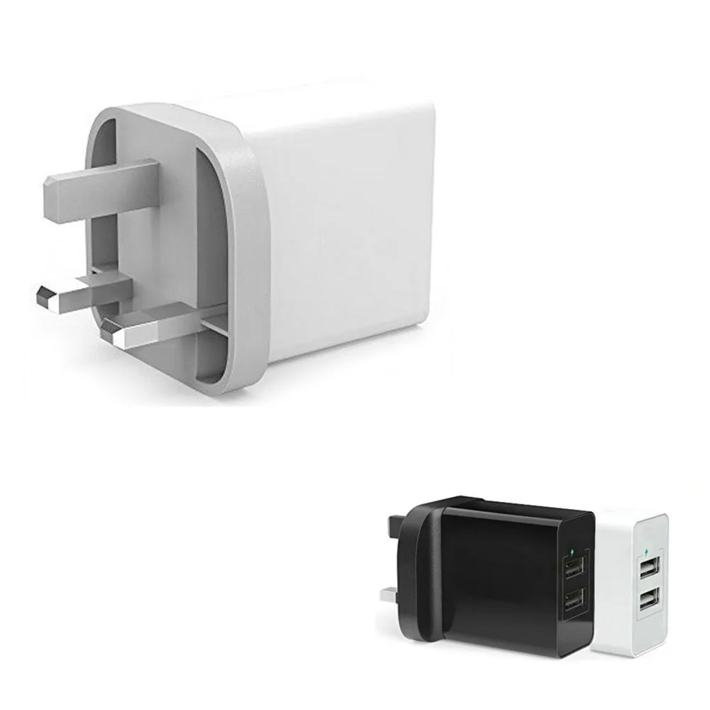 3.4A 2 порта USB настенное гнездо интеллектуальное зарядное устройство штепсельная