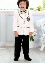 Free shipping/kids tuxedo suit Boys’ Attire custom Notch Lapel white Kid Tailcoat Suits Boy’s tuxedos Special Occasion Clothes