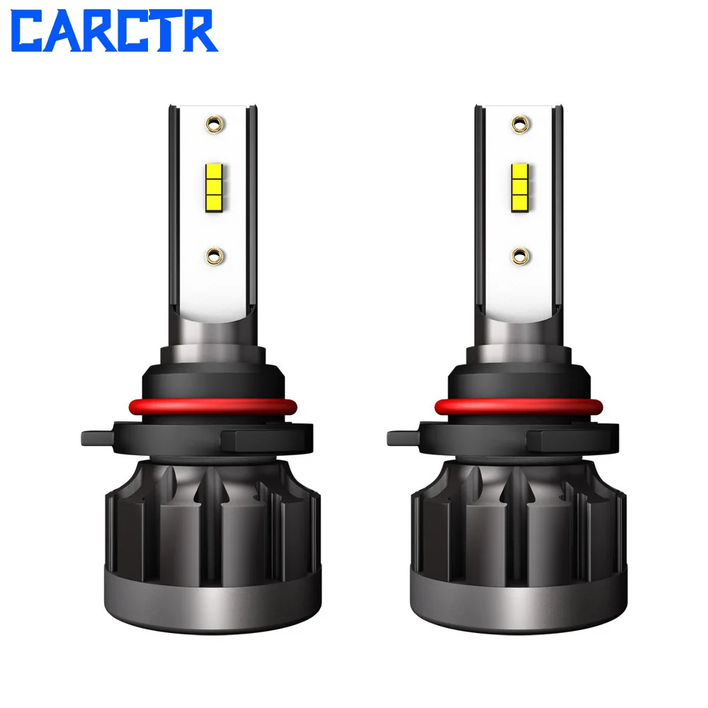 

CARCTR New 2 PCS Car Led Headlights H7 H1 H11/H8/H9 9005/HB3/H10 9006/HB4 H4/HB2/9003 6000K 40W C6S2 Lamps Car Headlight 1901