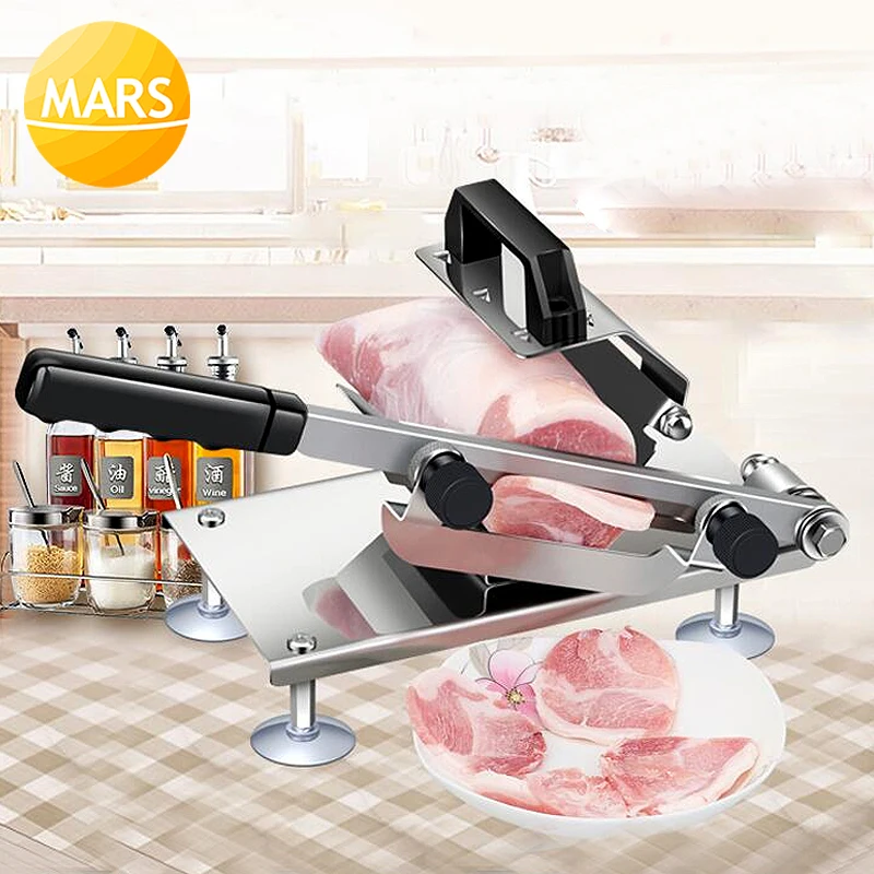 Бытовая ручная машина для нарезки мяса Мясорубка из нержавеющей стали нарезка