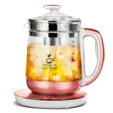 Электрический чайник стеклянный приподнятый горшок полностью автоматический и утолщенный с многофункциональным электрическим нагревом чайник с цветами