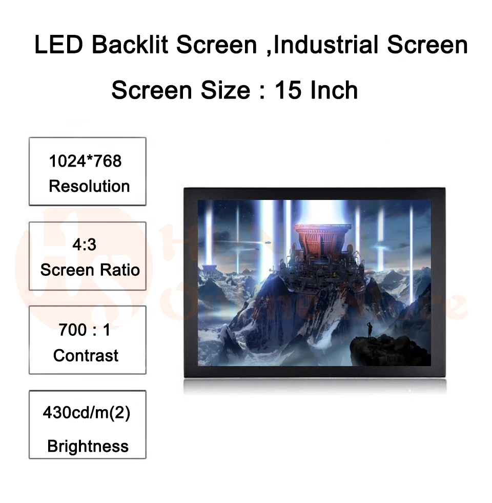 15 светодиодный Светодиодные промышленные панели ПК, Intel Celeron 3855U, Windows 7/10/Linux Ubuntu, 10 баллов емкостный сенсорный экран, [HUNSN WD07]