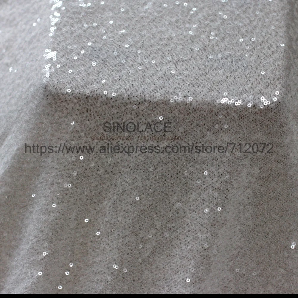 La Belleza 1 ярд с белыми блестками кружевная ткань свадебное платье прозрачные блестки подкладочная ткань 51 ''ширина threch ткань