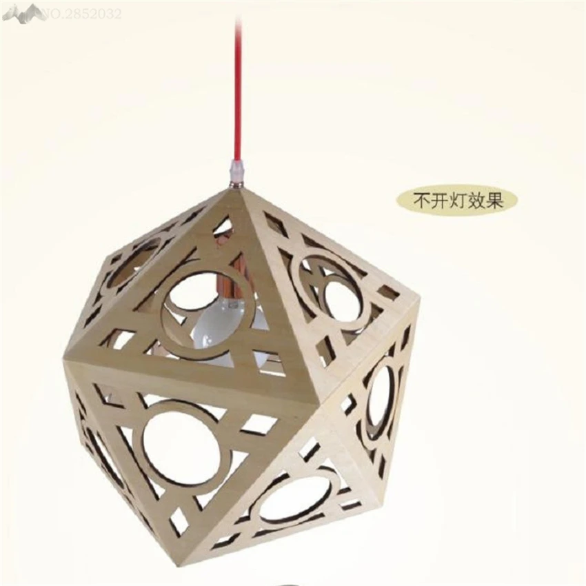 

LFH Chinese Style Wood Natural Veneer Pendant Light Fixture Home Indoor Lighting Restaurant Dining Room Cafes Pub Droplights