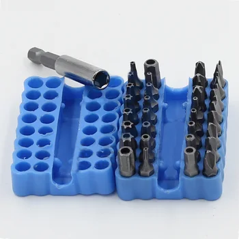 

33PCS Hollow Batch Head Set Wind Batch Electric Screwdriver Combination Shaped Screwdriver Changed Manual Awl Multi-tool