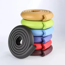 1 шт 2 м детский защита для стола защита кромок письменного стола в полоску домашняя Подушка Защитная полоска безопасная защита детей светодиодные панели полосы мягкое плотное; Прямая поставка