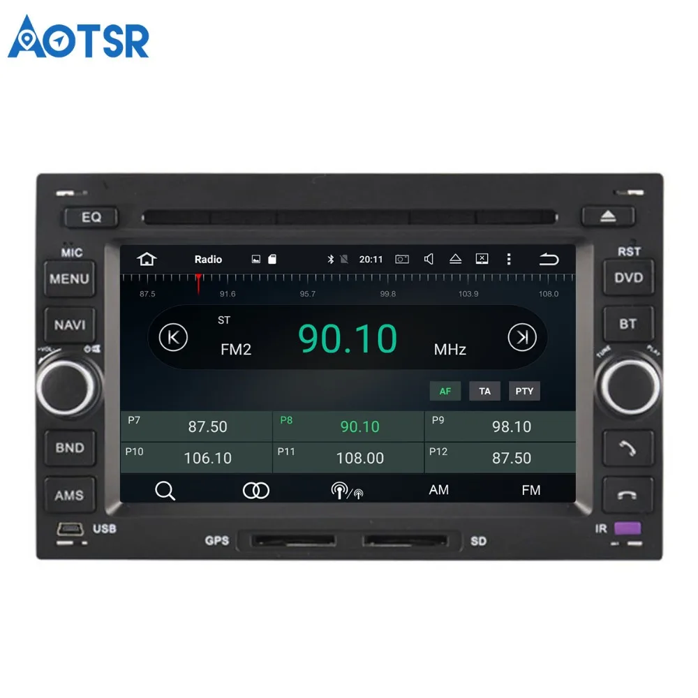 Aotsr Android 7,1 Стерео gps Навигация DVD видео плеер для VW PASSAT B5/GOLF 4/POLO/BORA/JETTA/SHARAN/T5 1999-2005