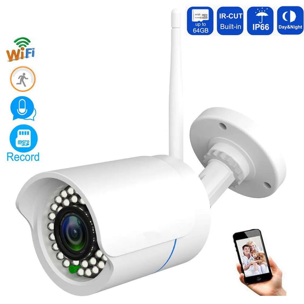 

IP Camera 720P Wireless HD Outdoor CCTV WIFI Camera Onvif Wifi Camera Androi IOS Yoosee APP wifi camera system