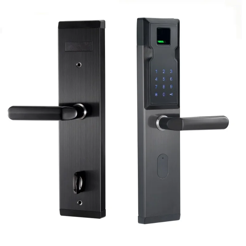 

Digital Biometric Fingerprint Door Lock 4 in 1 with Fingerprint Password Card Key