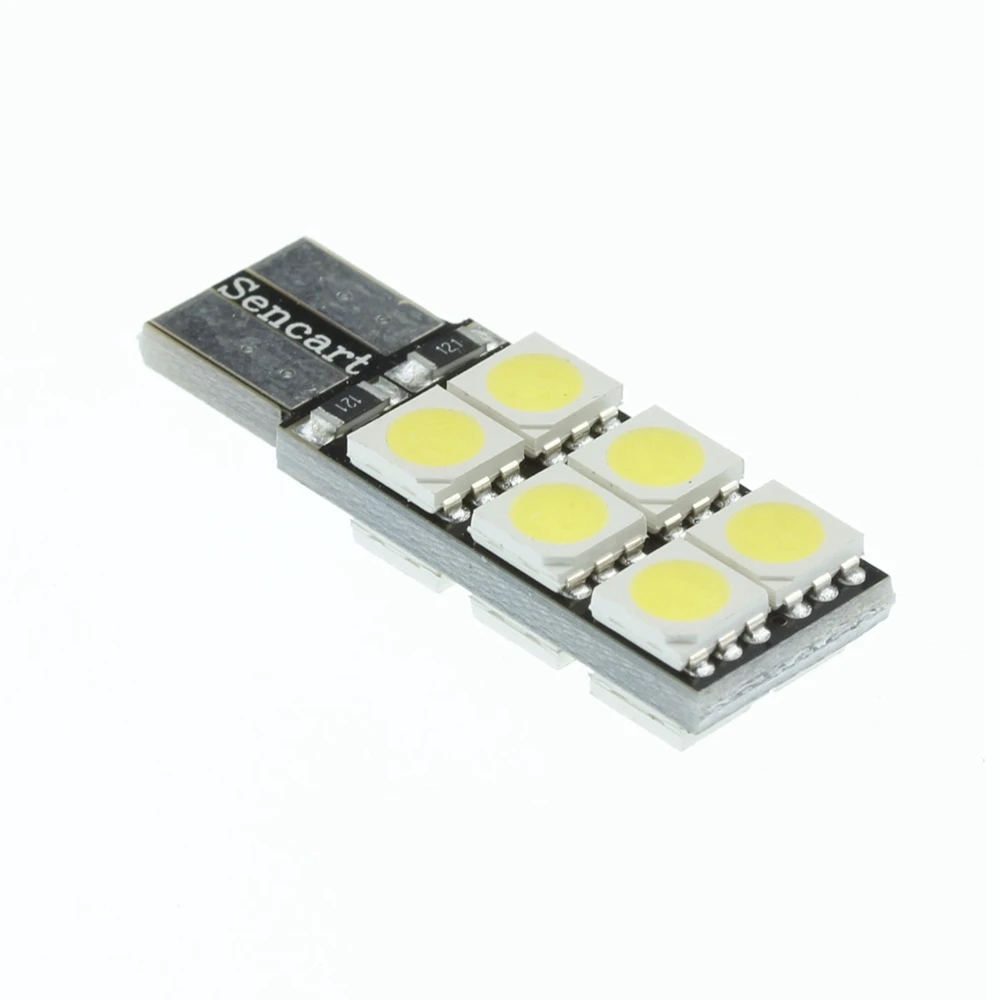2 шт. T10 W5W 194 12SMD 5050LED индикатор боковой знак светильник парковочные лампы багажник