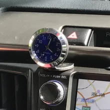 3 шт., миниатюрные украшения для автомобиля, 4 см, крутой стиль, кварцевые часы+ гигрометр+ термометр с клеем, стикер