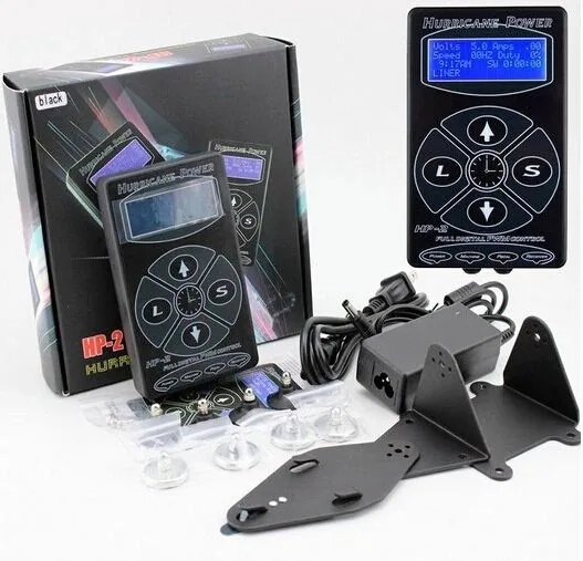

Tattoo Power Supply Upgrade Tattoo Machine HP-2 Intelligent Digital LCD Makeup Dual Power Tattoo Supplies Set