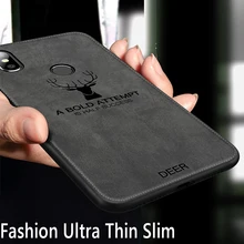 Para redmi note 5 Pro/redmi 6a/6 Pro caso redmi s2 Y2/moda elk Padrão silicon TPU Pano caso textura Para Xiao mi mi a2 lite