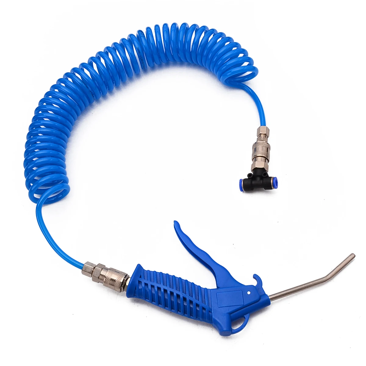 Air Duster With 5.5mm Steel Nozzle 5m Recoil Hose Truck Dust Blower Clean Nozzle Blow Spray Tool Kit For Car Paint Spray Gun